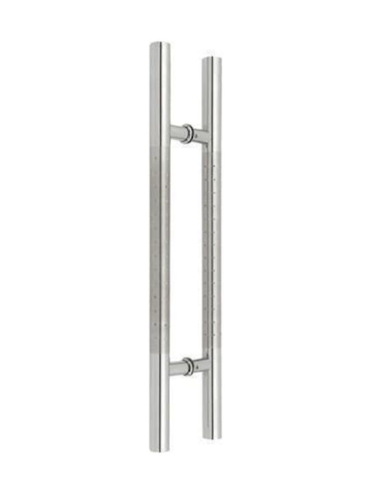 Import Hellas Λαβή Εξώπορτας 600mm Νίκελ / Inox