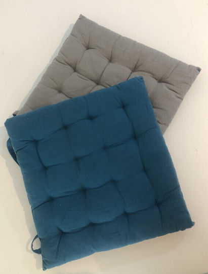 Kipper Gartenstuhlkissen Duo Emerald / Light Grey 40x40cm.