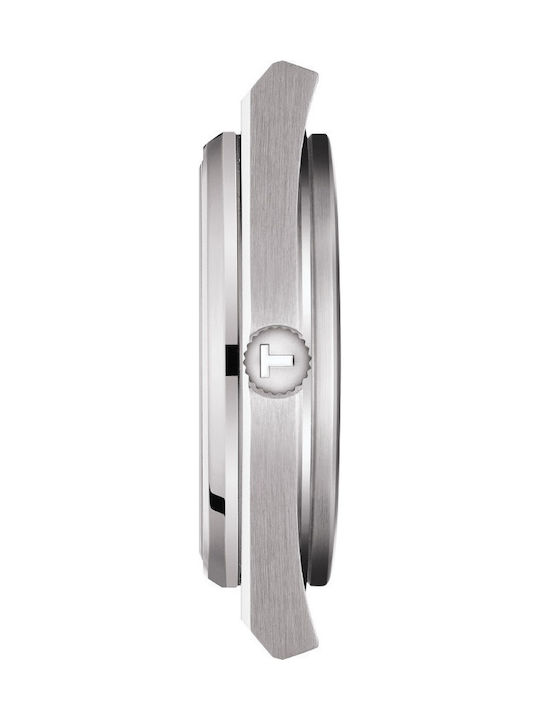 Tissot Tissot PRX Ρολόι Μπαταρίας με Δερμάτινο Λουράκι
