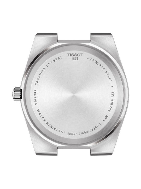 Tissot Мъжки Часовник 40мм На Батерия С Черна Кожена Каишка