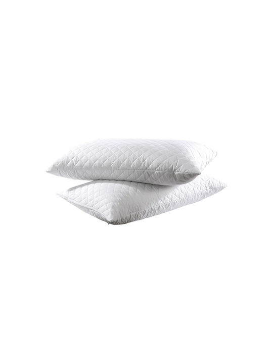 Flamingo Set Quilted Pillow Protector Quilted White 50x70cm.