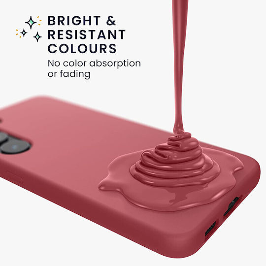 KWmobile Rubberized TPU Back Cover Σιλικόνης Dark Rose (Galaxy S23+)