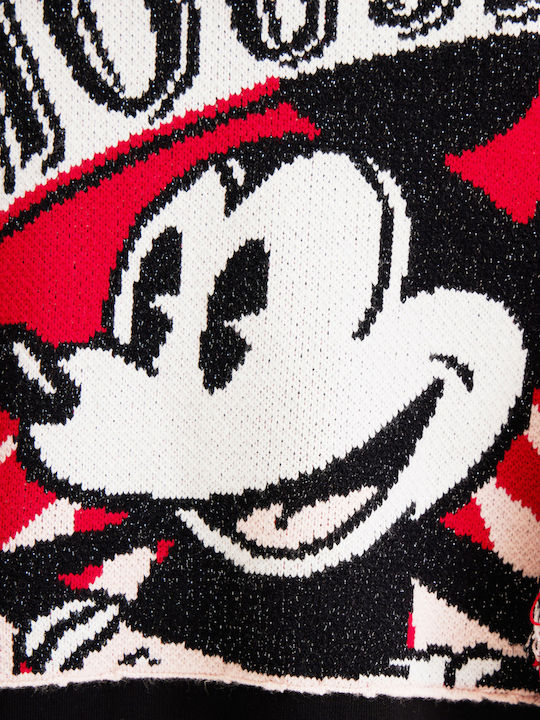 Mickey Mouse Women's Sweatshirt Jacket Hooded Black