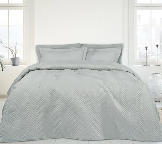 Das Home 9600 Κουβερλί Μονό Microfiber ΓΚΡΙ ΑΝΟΙΧΤΟ 160x240cm