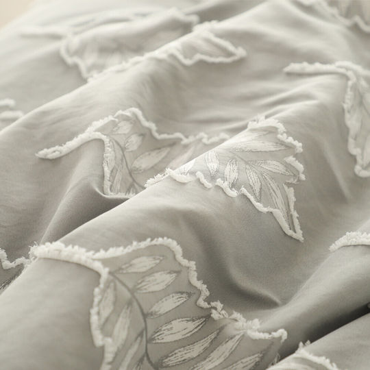 Melinen Isla Coverlet Queen Size from Polyester Gray 220x240cm