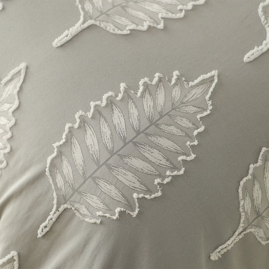 Melinen Isla Coverlet Queen Size from Polyester Gray 220x240cm