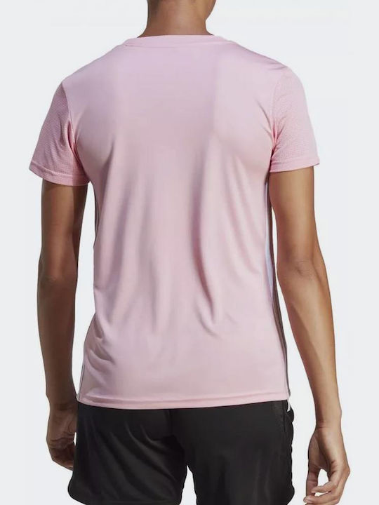 Adidas Tabela 23 Γυναικείο Αθλητικό T-shirt Fast Drying Ροζ