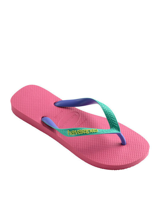 Top Mix Flip Flops In Turquoise Colour