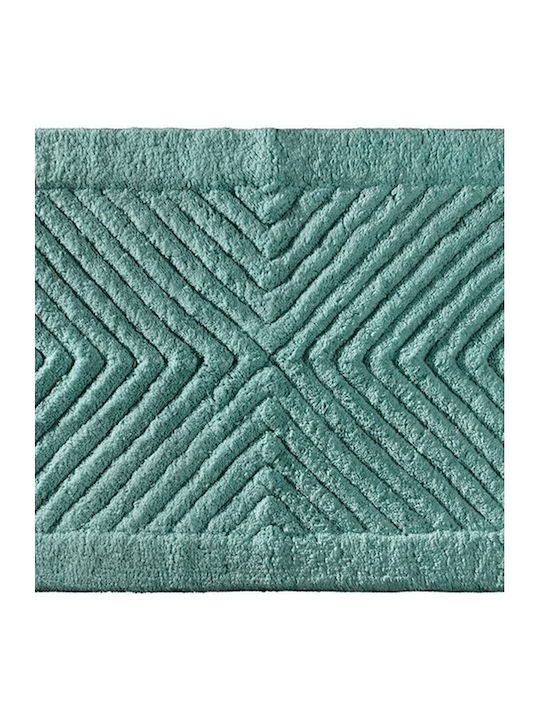 Guy Laroche Bath Mat Cotton Mozaik 1127091120031 Petrol 40x60cm