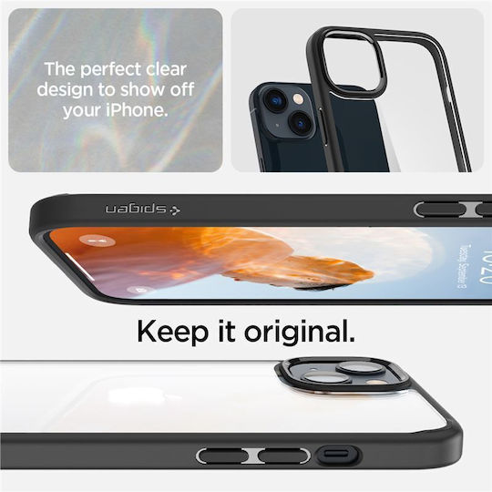Spigen Crystal Hybrid Back Cover Πλαστικό Matte Black (iPhone 14)