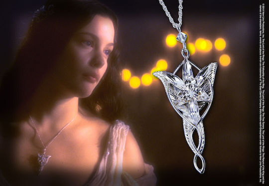 The Noble Collection Lord of the Rings Arwen's Evenstar Hanging Replica