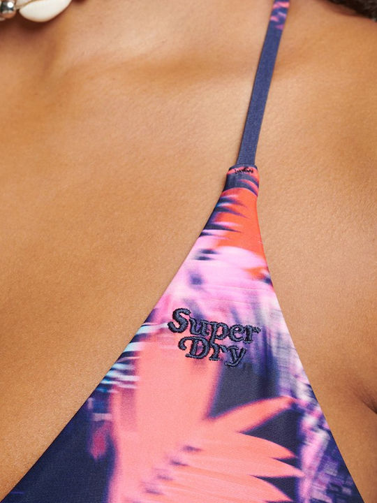 Triangle Bikini Top Ovin Vintage with Adjustable Straps Multicolour Floral