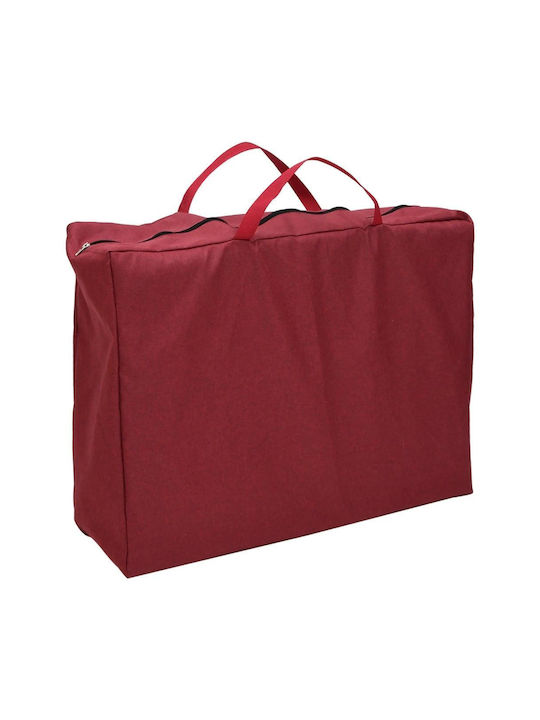 vidaXL Laufstall mit Matratze Burgundisch 110x82cm