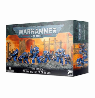 Games Workshop Warhammer Space Marines: Primaris Intercessors Unpainted Figures