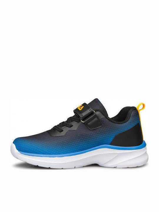 Zeppelin 2V Kids Sports Shoes Running with Hoop & Loop Closure Blue