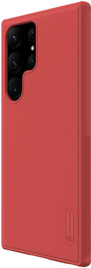 Nillkin Super Frosted Pro Задна корица Пластмаса Червен (Galaxy S23 Ultra)