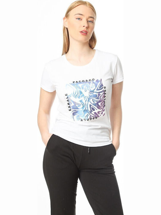 Paco & Co 2332003 T-Shirt Λευκό