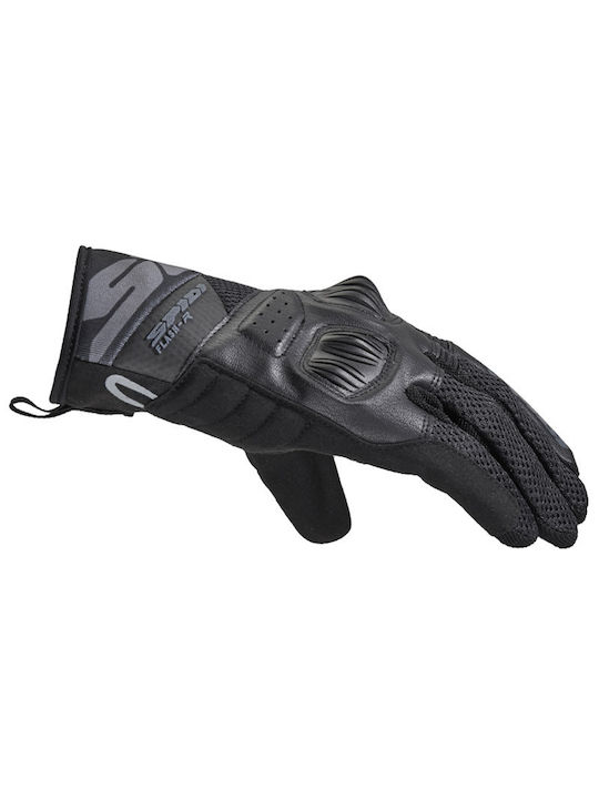 Spidi Flash-R Evo Summer Men's Motorcycle Gloves Black