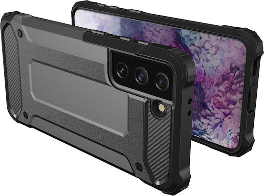 Hurtel Hybrid Armor Back Cover Plastic / Silicone Blue (Galaxy S23 Ultra)