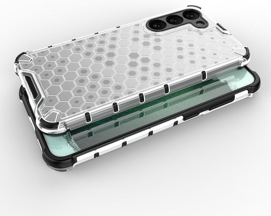 Hurtel Honeycomb Armor Hybrid Back Cover Silicon Negru (Galaxy S23+)