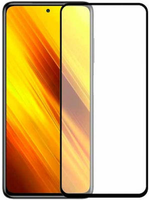 3D Full Face Tempered Glass Μαύρο (Poco X3 NFC / X3 Pro)