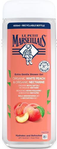 Le Petit Marseillais Extra Gentle Bubble Bath Gel White Peach & Organic Nectarine Soothing 400ml
