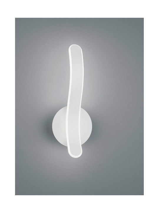 Trio Lighting Parma Modern Wall Lamp with Integrated LED White Width 15cm