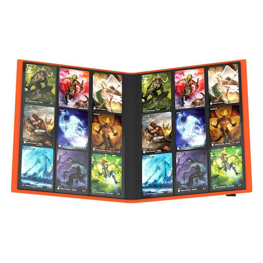 Ultimate Guard Flexxfolio 360 - 18-Pocket Binder 9-Pocket Standard Size Orange