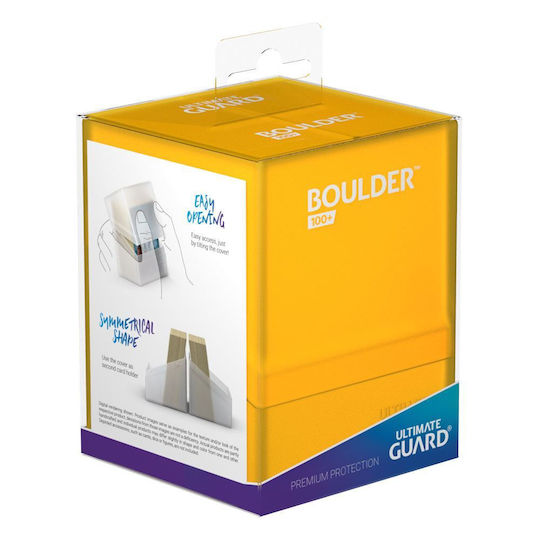 Ultimate Guard Boulder Standard Deck Box Standardgröße Bernstein