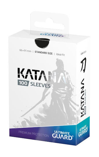 Ultimate Guard Katana Standard Card Sleeves Standard Size 100τμχ Black UGD010112