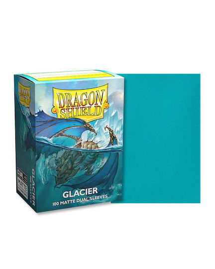Dragon Shield Glacier Miniom Kartenhüllen Standardgröße 100Stück Blau