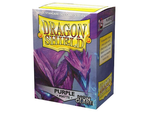 Dragon Shield Game Accessory Standard Sleeves Matte Purple 100τμχ