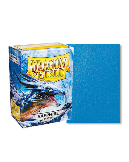 Dragon Shield Dragon Shield Matte Sapphire Card Sleeves Standard Size 100τμχ Sapphire
