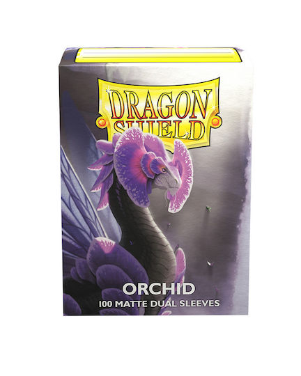 Dragon Shield Orchid 'Emme' Card Sleeves Standard Size 100τμχ Black