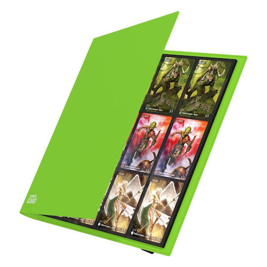 Ultimate Guard Legătură Flexxfolio 24-Buzunare 480 12-Buzunare Dimensiune Standard Verde Deschis