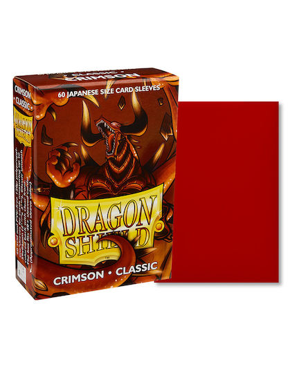 Dragon Shield Japanese Art Classic D&D Card Sleeves Japanese Size 60τμχ Crimson 10621