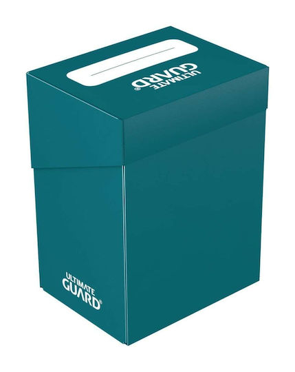 Ultimate Guard 80+ Standard Size Petrol Blue Deck Box Standard Size Blue