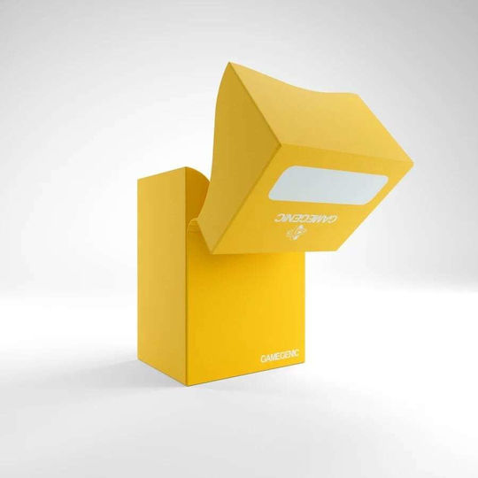 Gamegenic Deck Holder 80+ Deck Box Standard Size Yellow