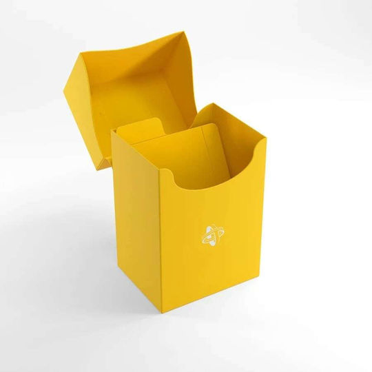Gamegenic Deck Holder 80+ Deck Box Standard Size Yellow