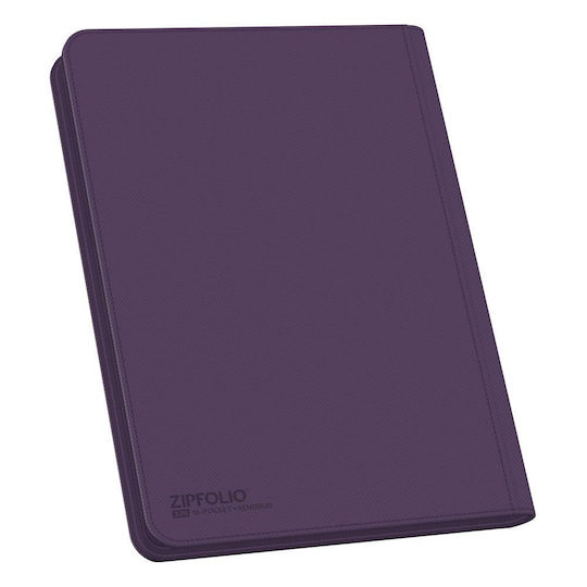 Ultimate Guard Zipfolio 320 - 16-Pocket XenoSkin Purple Binder 8-Pocket Standard Size Purple Ugd010438