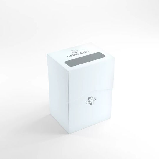 Gamegenic Deck Holder 80+ Deck Box Standard Size White