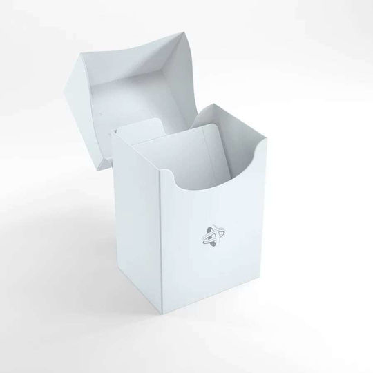 Gamegenic Deck Holder 80+ Deck Box Standard Size White