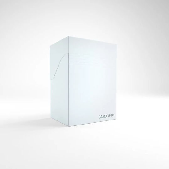 Gamegenic Deck Holder 80+ Deck Box Standard Size White
