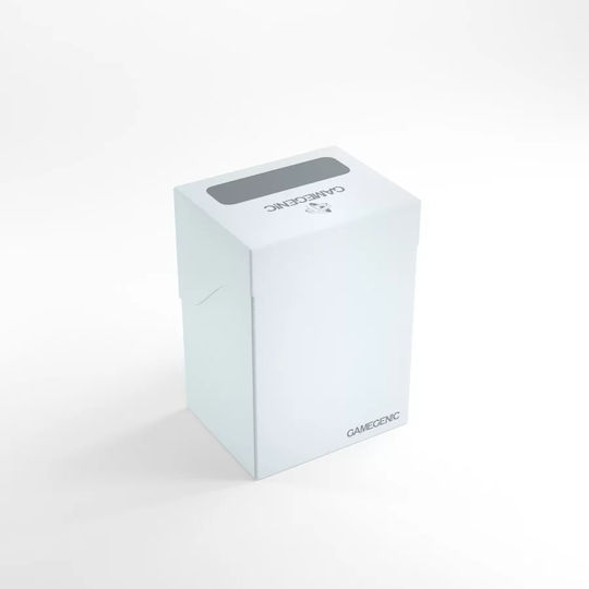 Gamegenic Deck Holder 80+ Deck Box Standard Size White