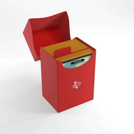 Gamegenic Deck Holder 80+ Deck Box Standard Size Red