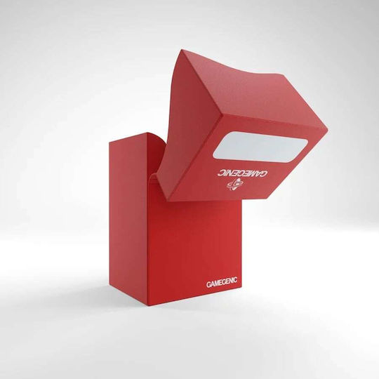 Gamegenic Deck Holder 80+ Deck Box Standard Size Red