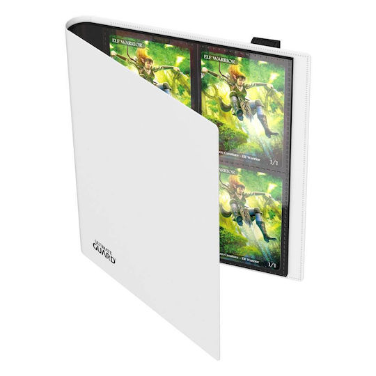 Ultimate Guard 4-Fächer Flexibler Pro-Bindemittel 4-Fächer Standardgröße Weiß