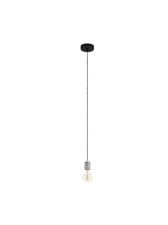 Eglo Yorth Pendant Light Single-Light for Socket E27 Black