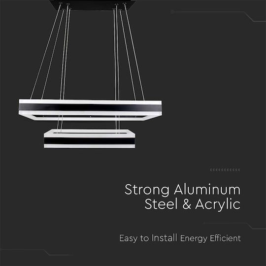 V-TAC V-TAC Ceiling Light White LED with Warm White Light 60x120x120cm