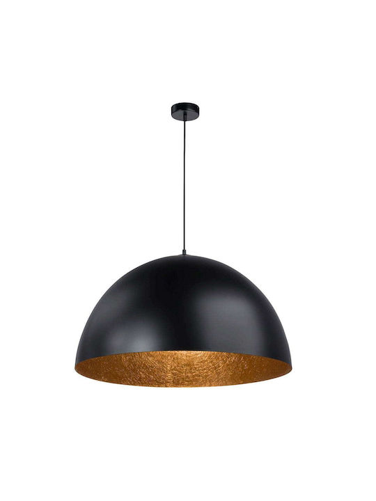 Sigma Sfera Pendant Light Single-Light Bell for Socket E27 Black